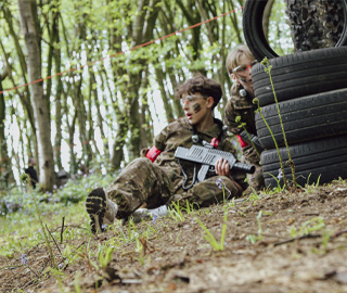 Outdoor laser tag